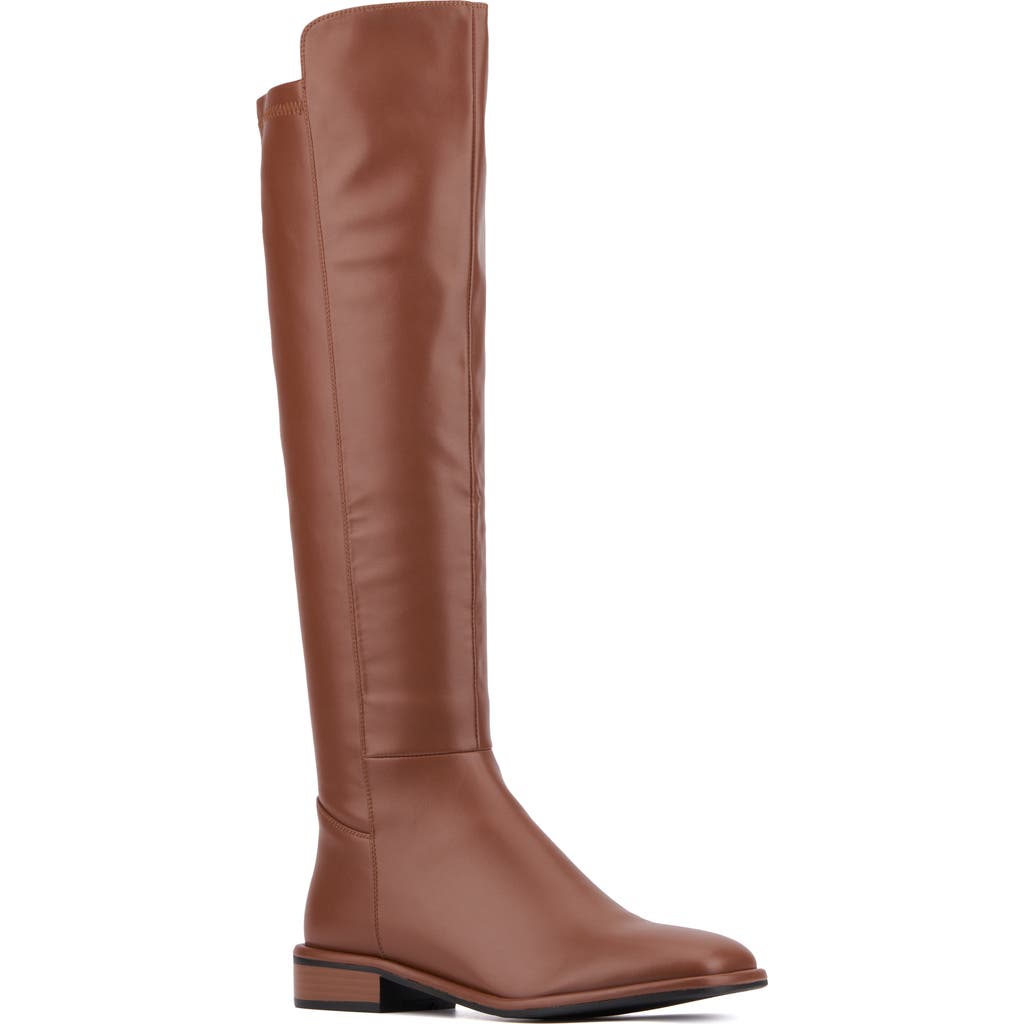 Torgeis Knee High Boot In Cognac