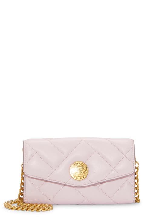 pink leather purses