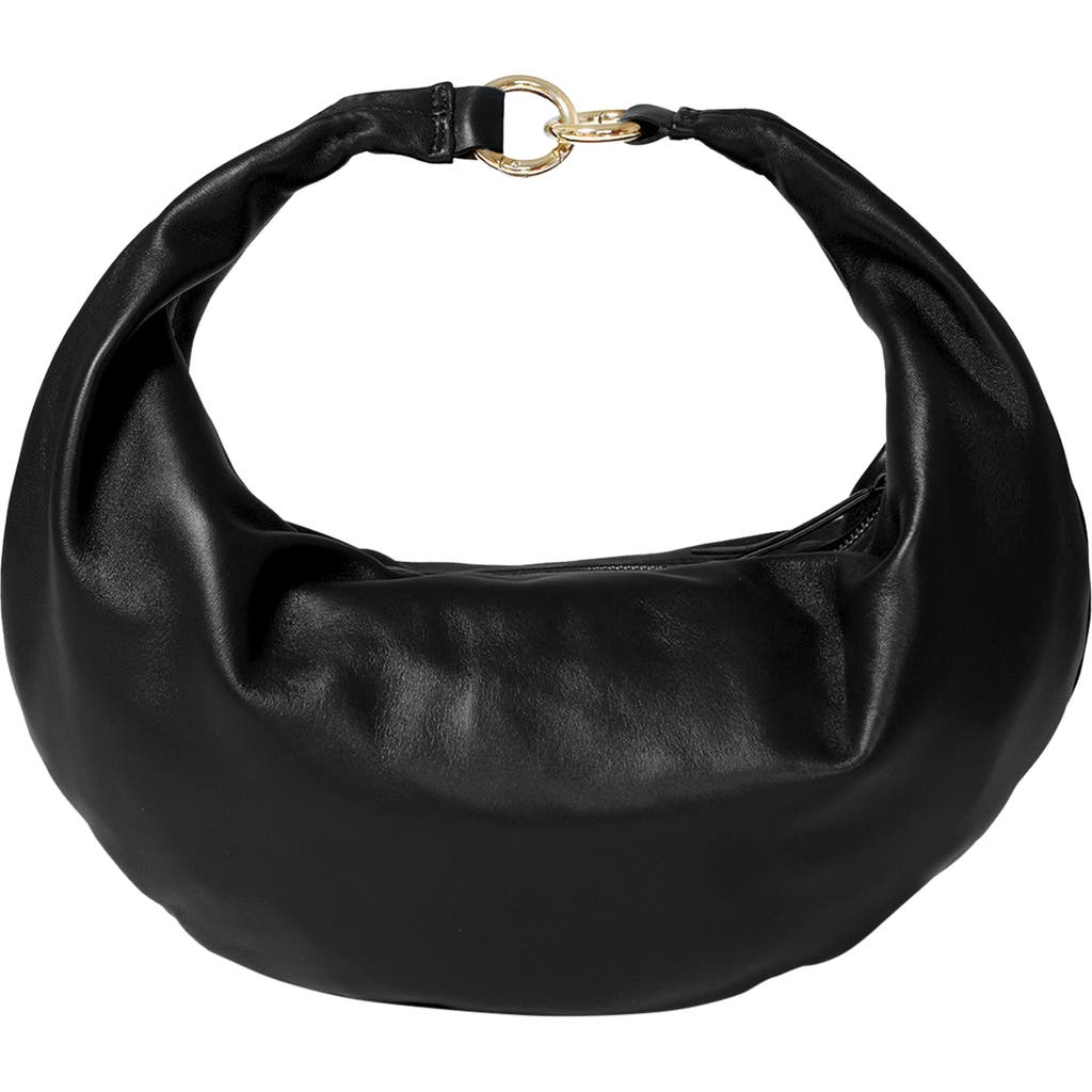 HYER GOODS HYER GOODS LEATHER CONVERTIBLE HOBO RING BAG