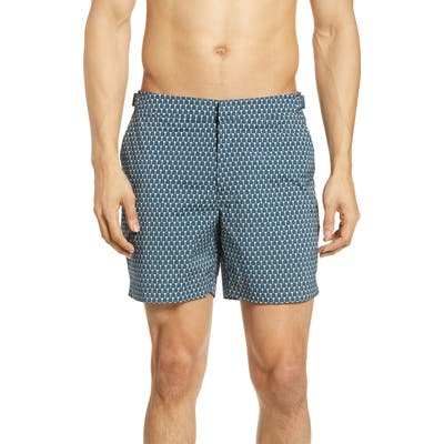 Orlebar Brown Bulldog Sport Cerchio Swim Trunks, Blue