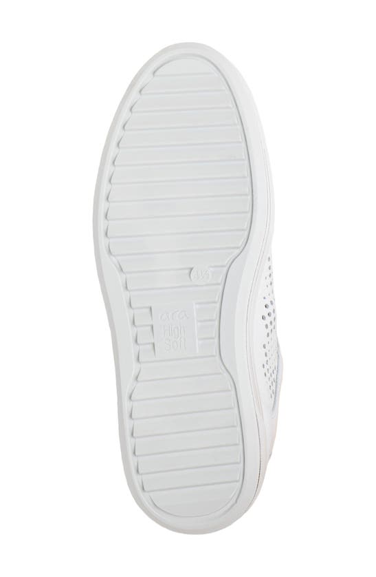 Ara Carol Perforated Sneaker In White