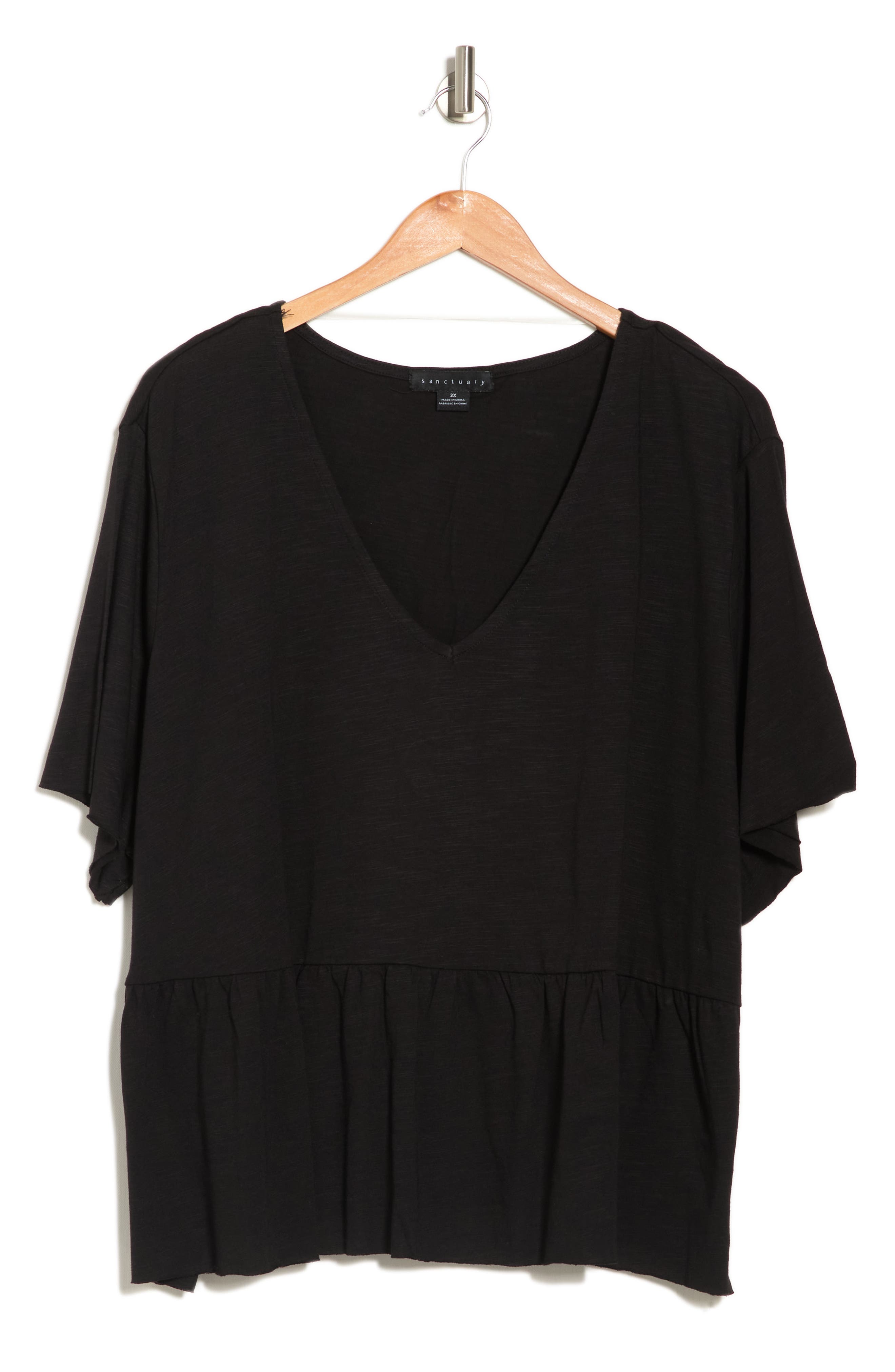 Sanctuary V-Neck Babydoll Tee 