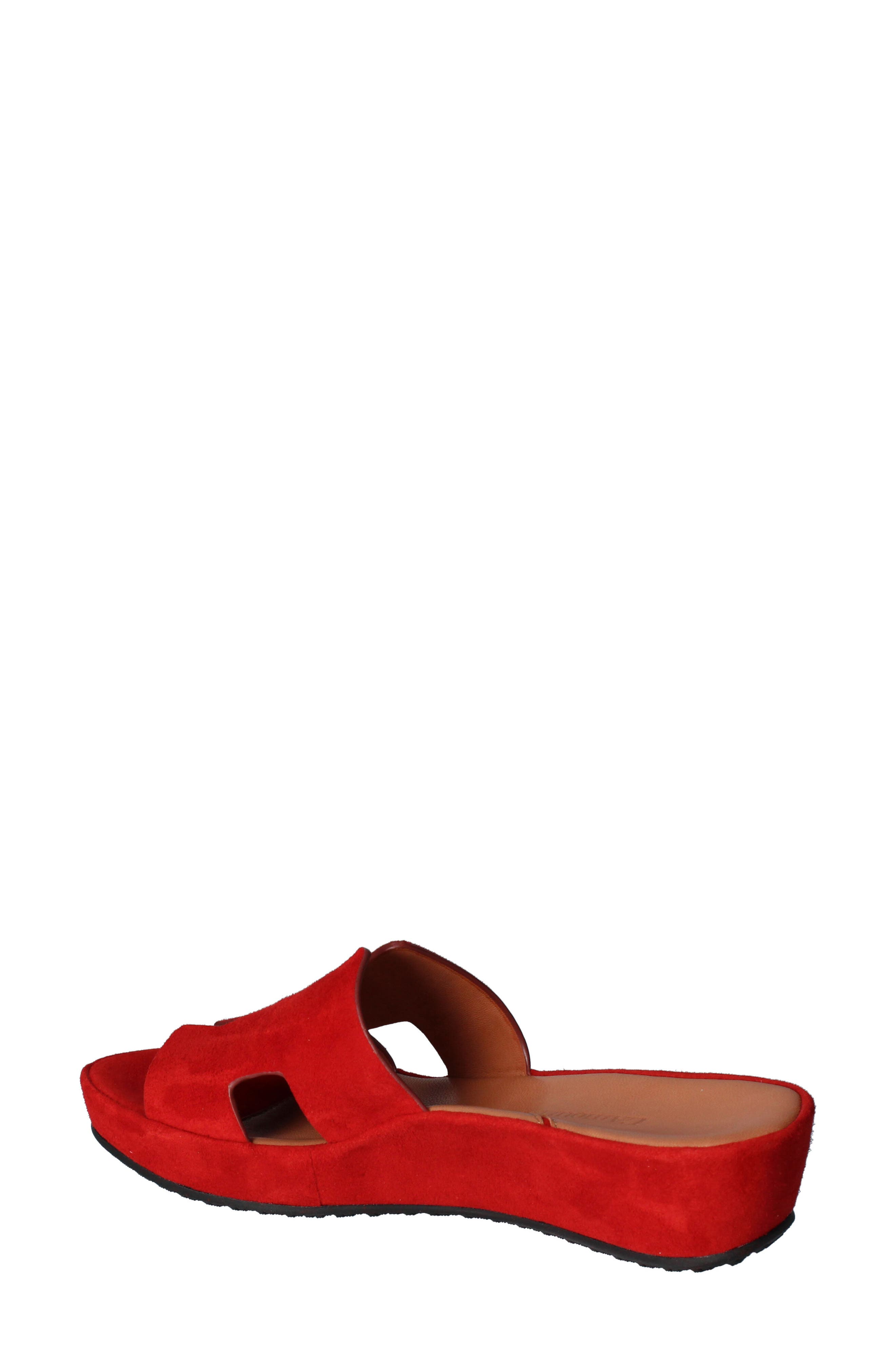 L'AMOUR DES PIEDS Catiana Platform Sandal, Main, color, RED