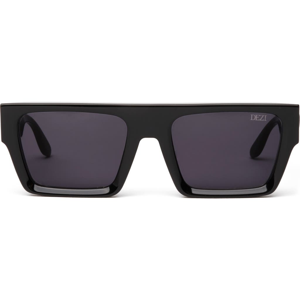 Dezi Slick 55mm Shield Sunglasses In Animal Print