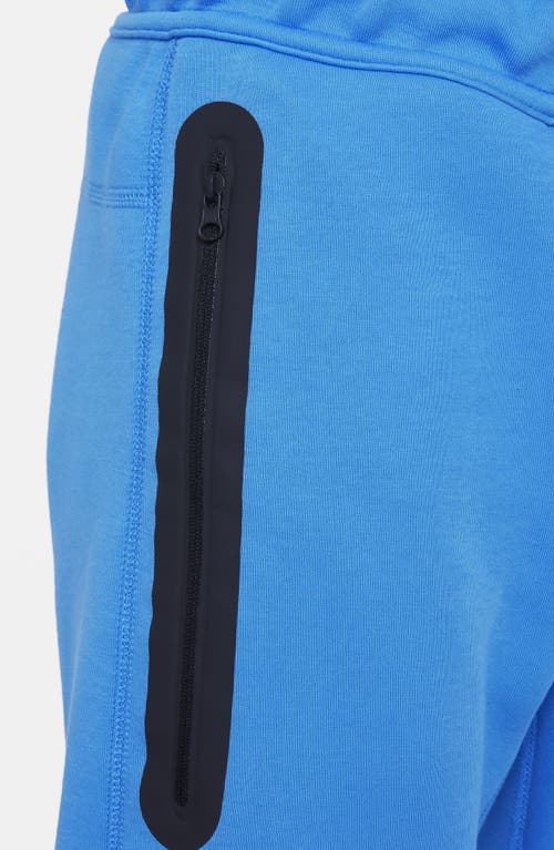 Shop Nike Kids' Tech Fleece Joggers In Light Photo Blue/black/black