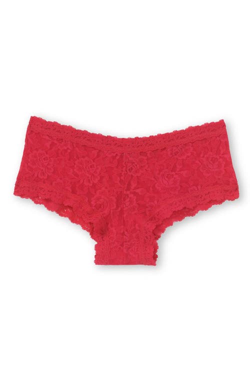 Shop Hanky Panky Signature Lace Boyshorts In Teaberry