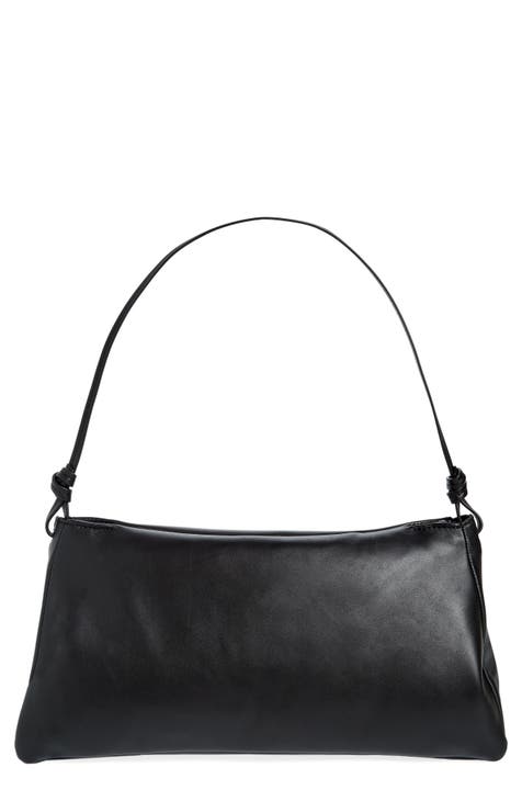 TED BAKER LEATHER Hobo Style Bag in Black Size M $250.00 - PicClick AU