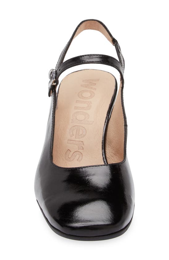 Wonders Menorca Slingback Mary Jane Pump In Menorca Black