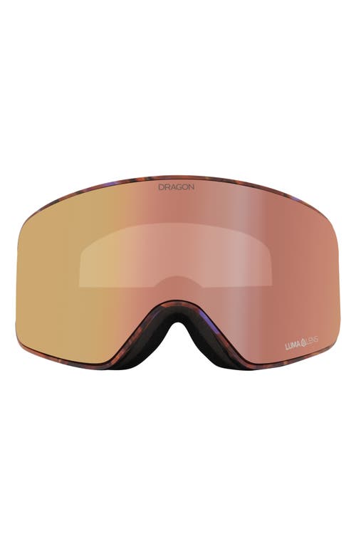 NFX2 60mm Snow Goggles with Bonus Lens in Amethyst Ll Rose Gold Violet