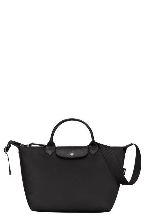 Longchamp Le Pliage Energy Recycled Nylon Crossbody Bag in Black at Nordstrom