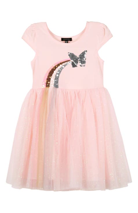 Kids' Sequin Tulle Dress (Little Kid)