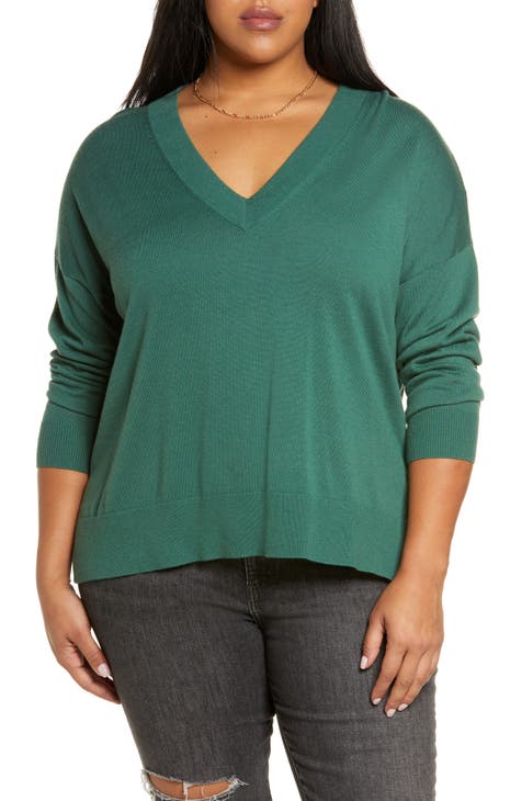 Green Plus-Size Tops for Women | Nordstrom