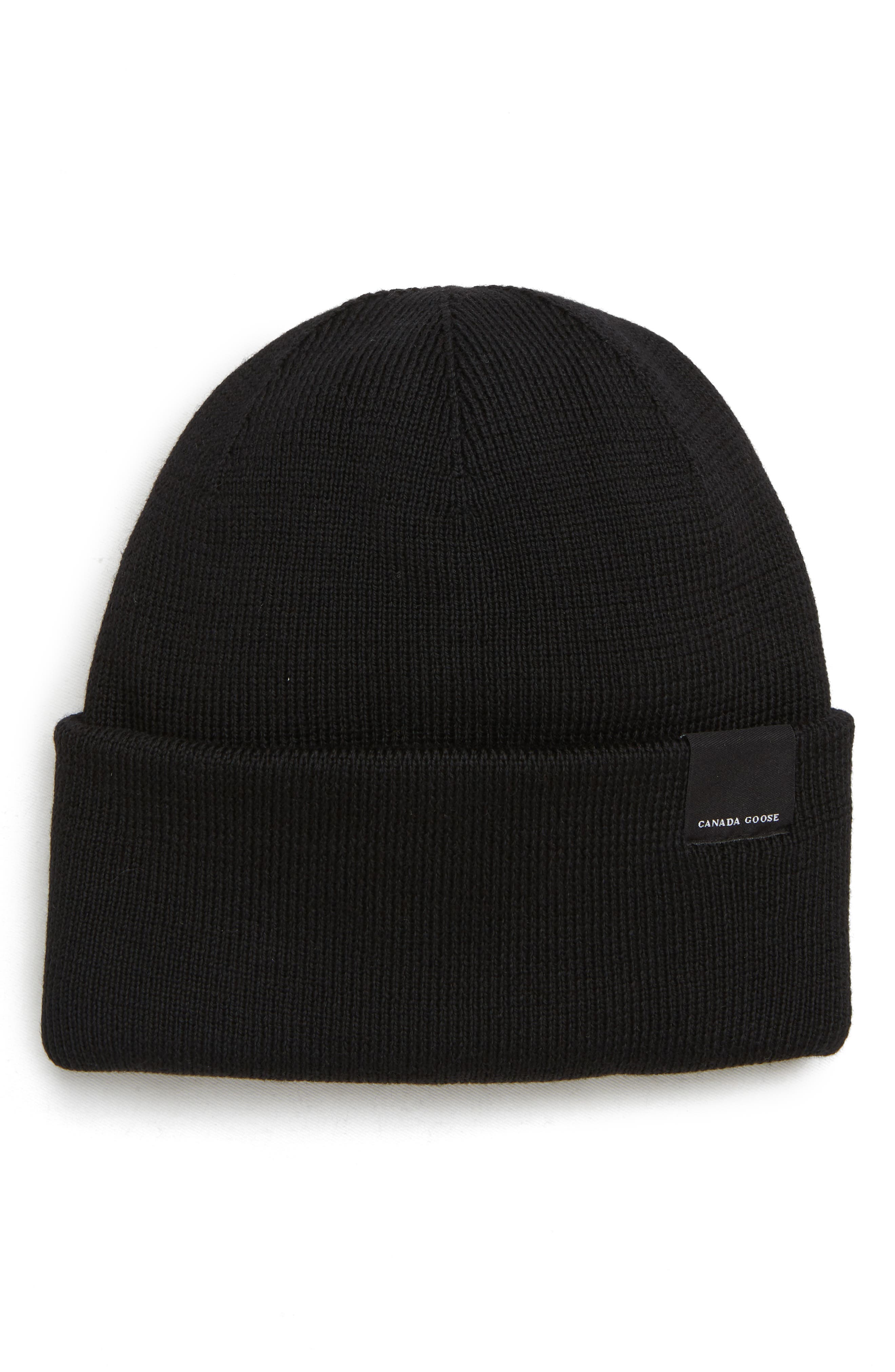canada goose merino wool beanie