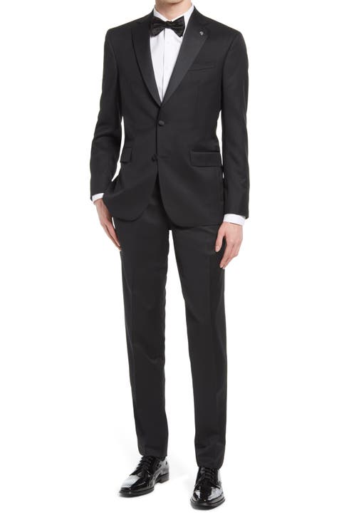 Men Black Suits Wedding Suit 3 Piece Suits Prom Suits, One Button  Cummerbund Tuxedo, Black Slim Fit Shawl Lapel Cummerbund Tuxedo -   Canada