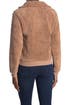 Thumbnail image number 2 of TOPSHOP Faux Fur Quarter Zip Funnel Neck Sweater