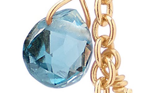 Marco Bicego 18k Yellow Gold Paradise Topaz London Blue Topaz, Swiss Blue Topaz & Diamond Leverback Drop Earrings In 18k Yellow Gold