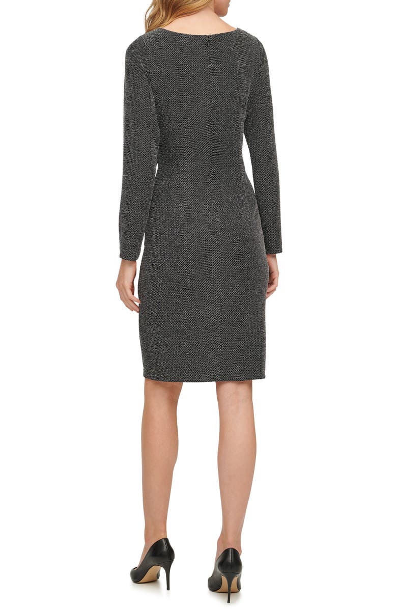 DKNY Long Sleeve Ruched Sheath Dress | Nordstromrack