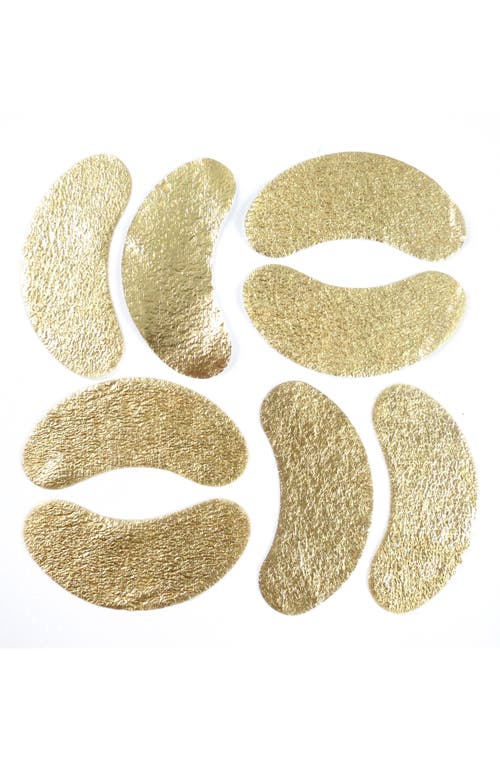 Wander Beauty Baggage Claim Gold Eye Masks X 6 - One Size In Gold