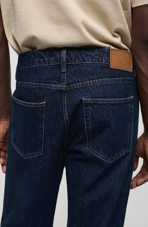 Mango Bob Straight Leg Jeans In Open Blue