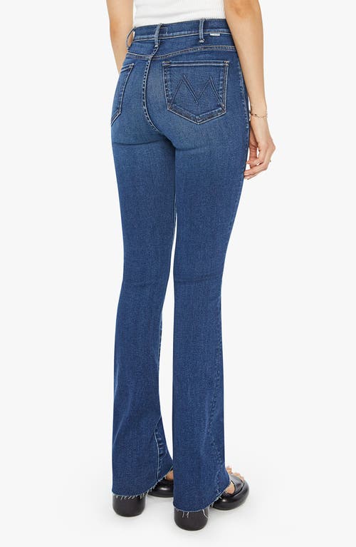 Shop Mother The Hustler Sneak Bootcut Jeans In Yakkity Yak