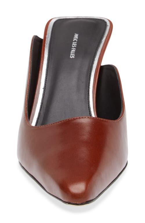 Shop Avec Les Filles Alma Asymmetric Mule In Cognac