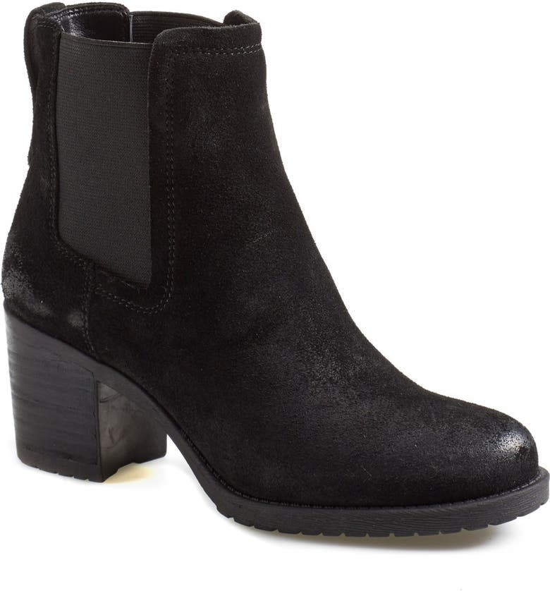 SAM EDELMAN 'Hanley' Suede Chelsea Boot, Main, color, Black