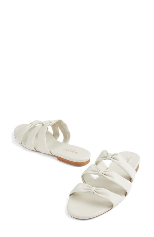 Shop Lk Bennett Jayla Slide Sandal In Ecru