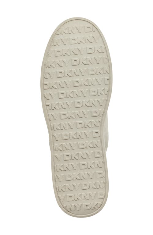 Dkny Mallory Knit Sneaker In Soft White