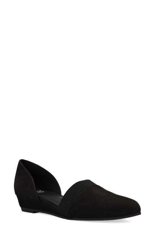 Shop Eileen Fisher Ida D'orsay Flat In Black