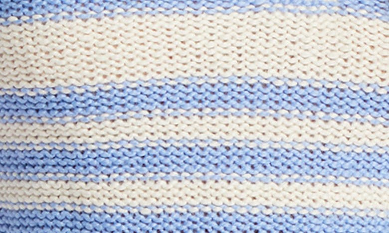 Shop Billabong Make Way Stripe Cotton Crop Sweater In Outta The Blue