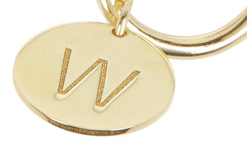 Meshmerise Love Knot Initial Bracelet In Yellow-w