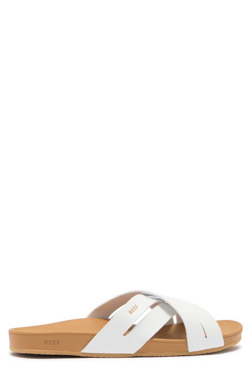 Reef Cushion Spring Sandal In White/tan