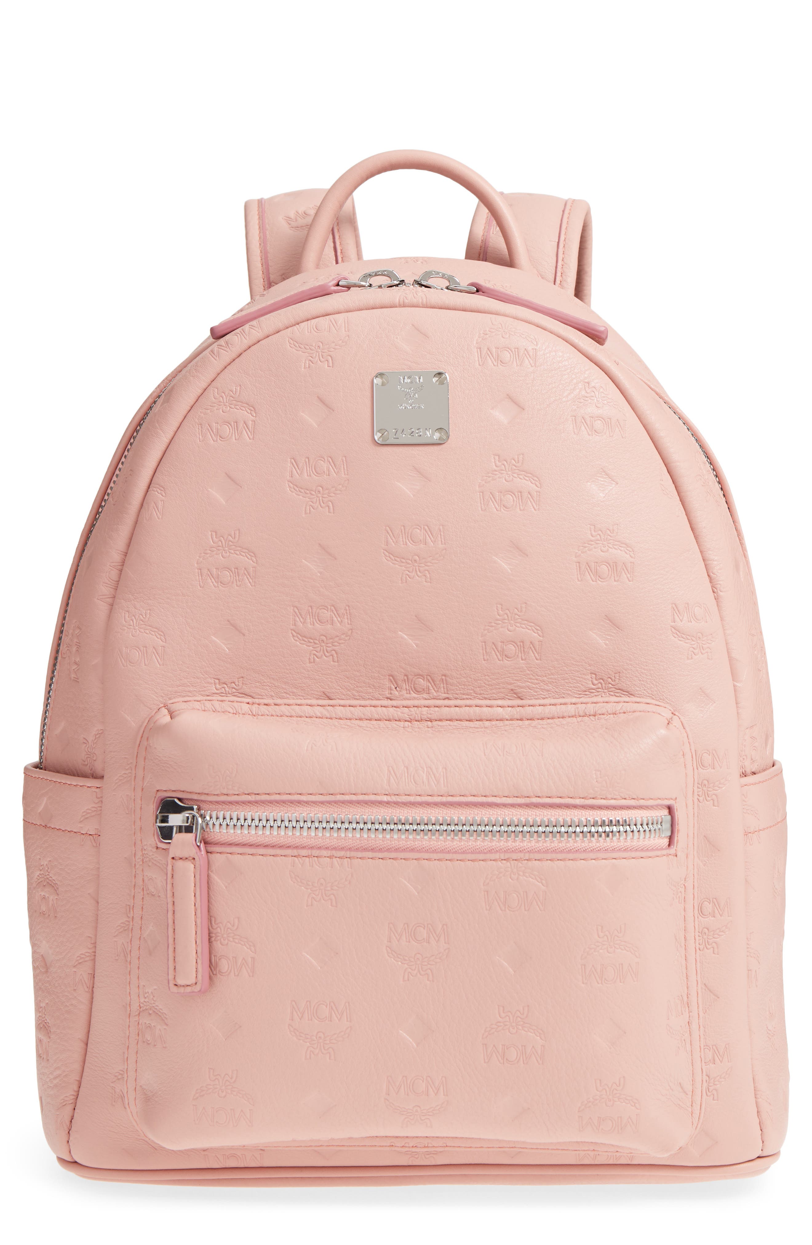 ottomar monogrammed leather backpack