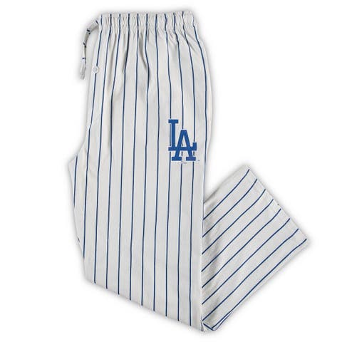 Men's Majestic Threads White/Royal Los Angeles Dodgers Pinstripe