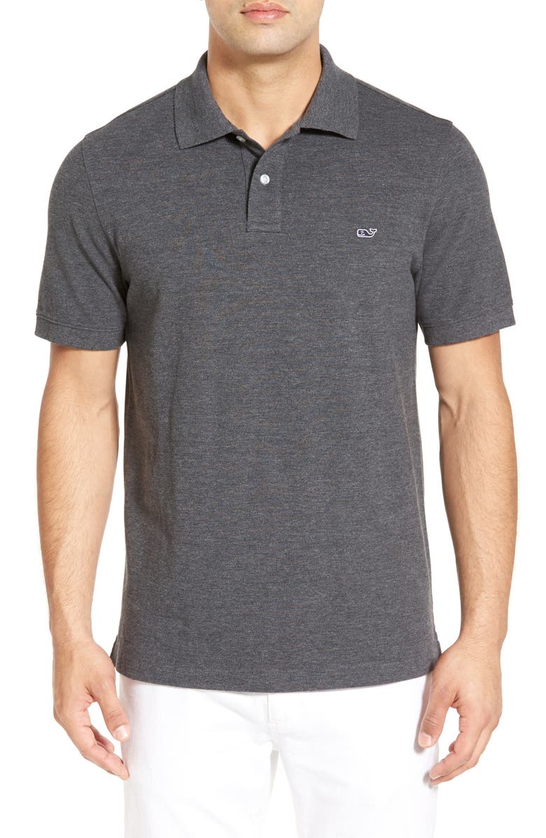 Vineyard Vines Classic Fit Heathered Piqué Polo | Nordstrom