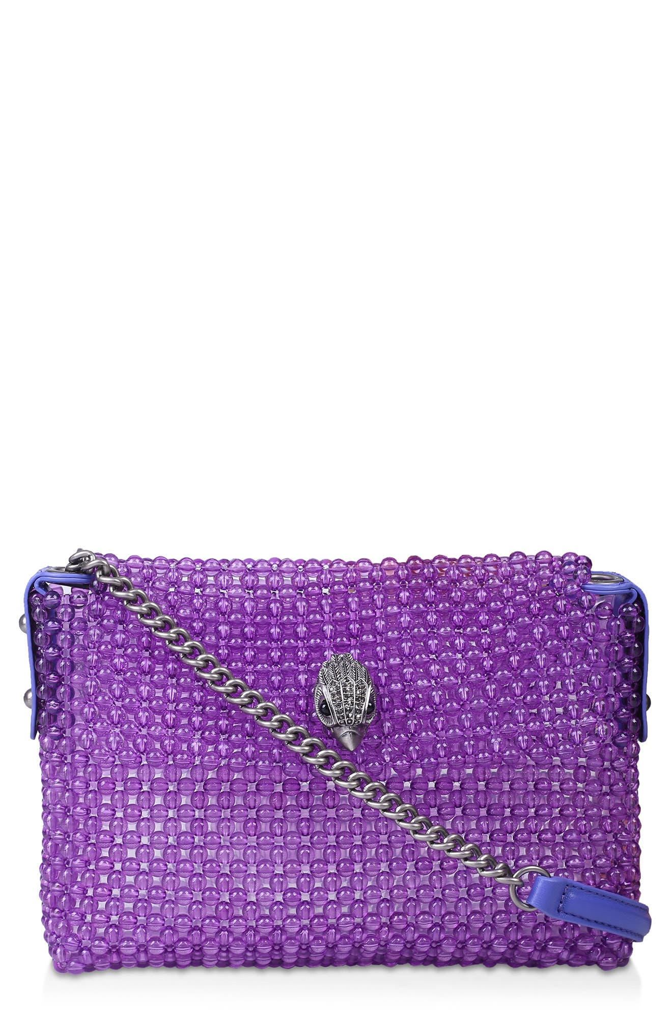Kurt Geiger Leather Cross-body Bag in Light Purple Purple Womens Bags Crossbody bags and purses 