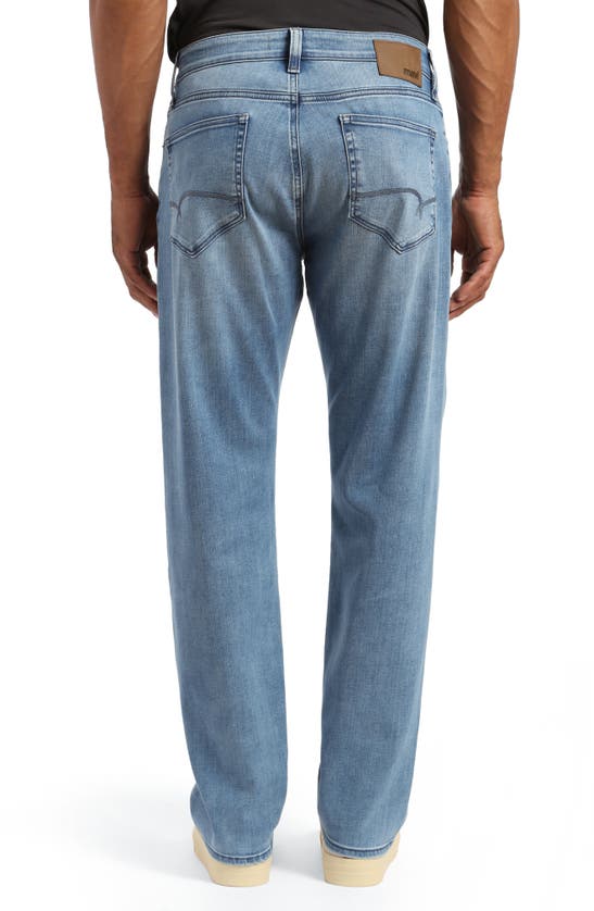 Mavi Jeans Zach Straight Leg Jeans In Light Tonal Brushed Super