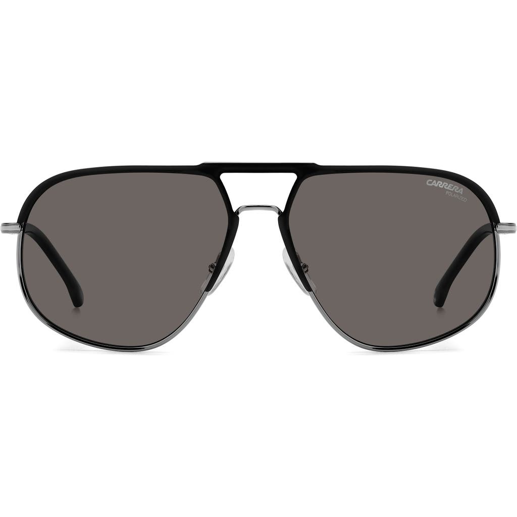 Carrera Eyewear 60mm Aviator Sunglasses In Gray