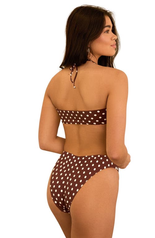 Shop Dippin Daisys Seashore Bottom In Dotted Brown