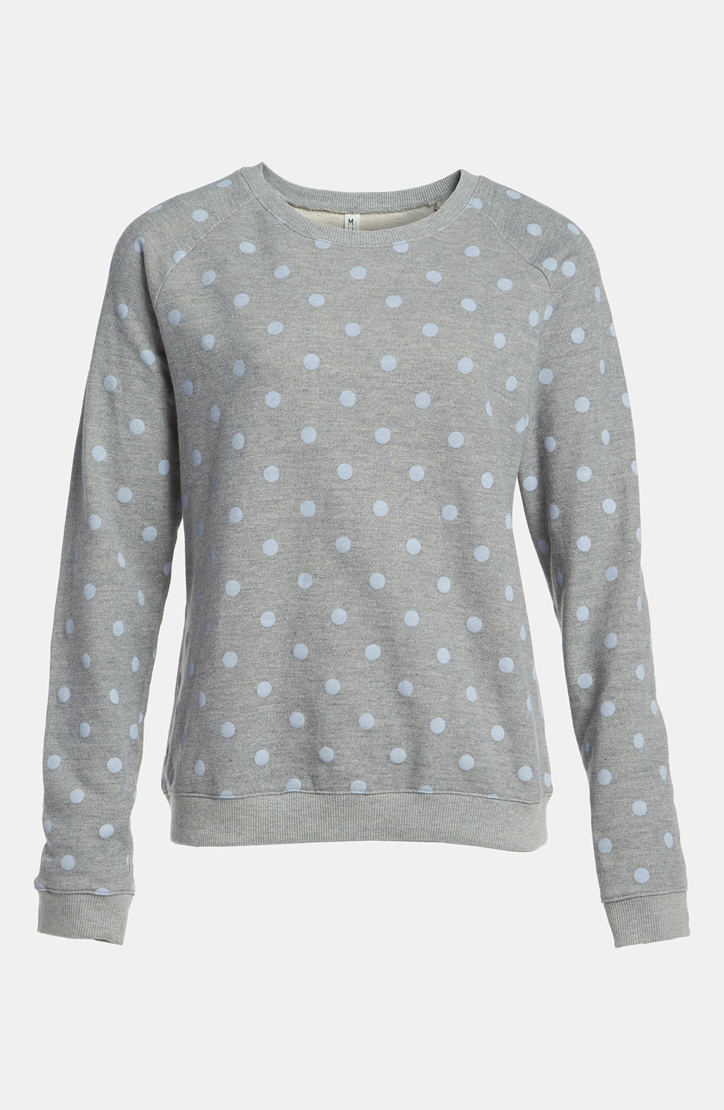 Polka dot sweatshirt Clearance