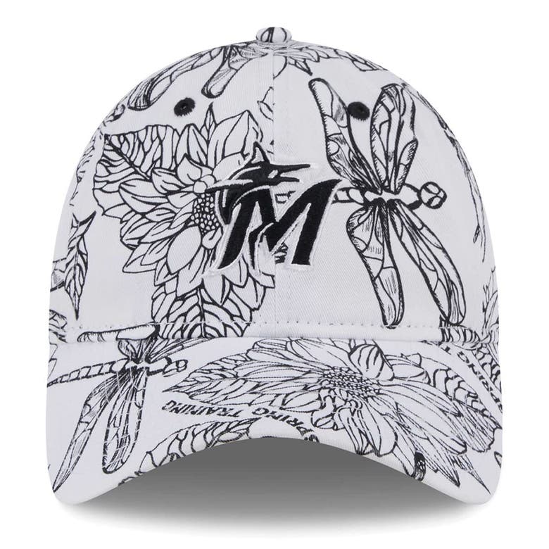 Shop New Era White Miami Marlins Spring Training 9twenty Adjustable Hat