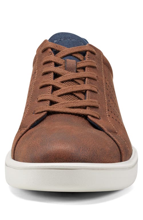 Shop Rockport Tristen Step Activated Sneaker In Medium Brown