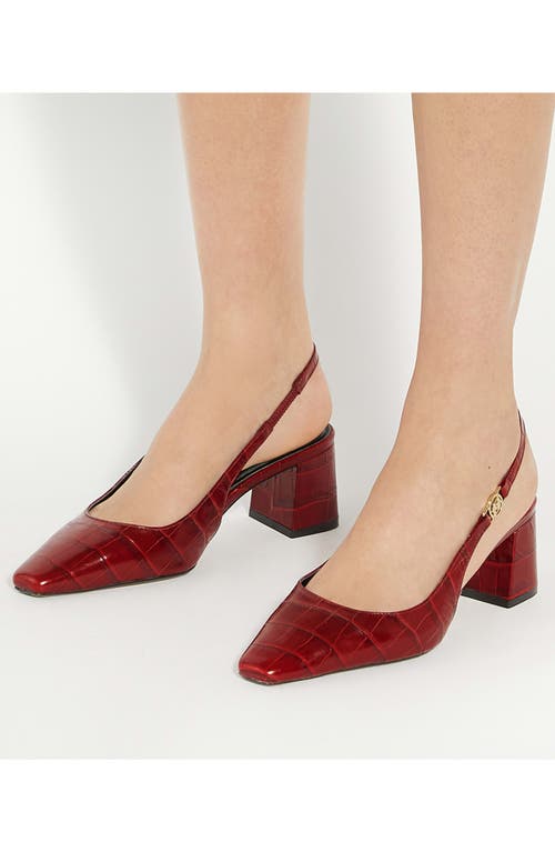 Shop Dune London Contact Slingback Pump In Red