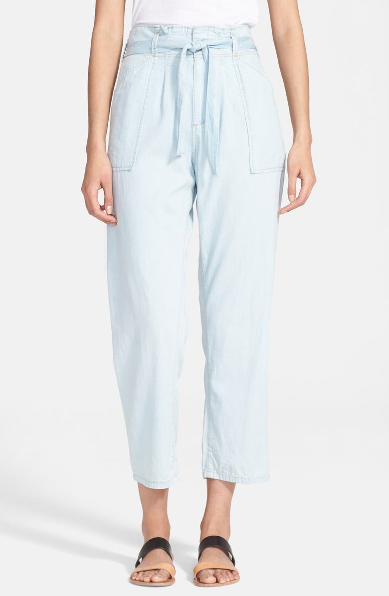 Current/Elliott 'The Newsboy' Paper Bag Pants | Nordstrom