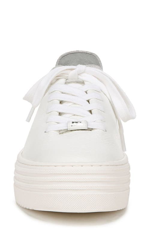 Shop Sam Edelman Pippy Platform Sneaker In White/white Leather