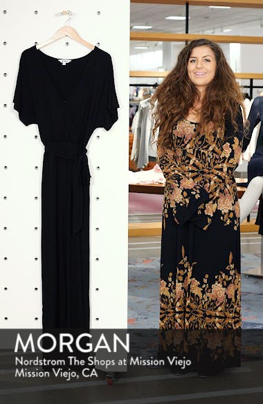 bb dakota knit wrap jumpsuit