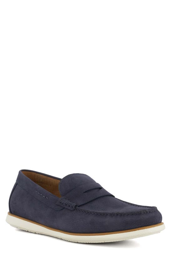 Shop Dune London Berkly Penny Loafer In Navy