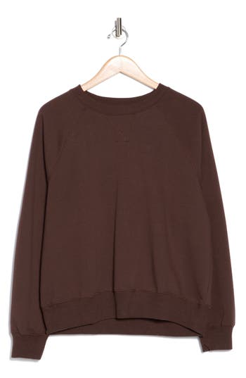Abound Raglan Sleeve Sweatshirt In Brown Coffee