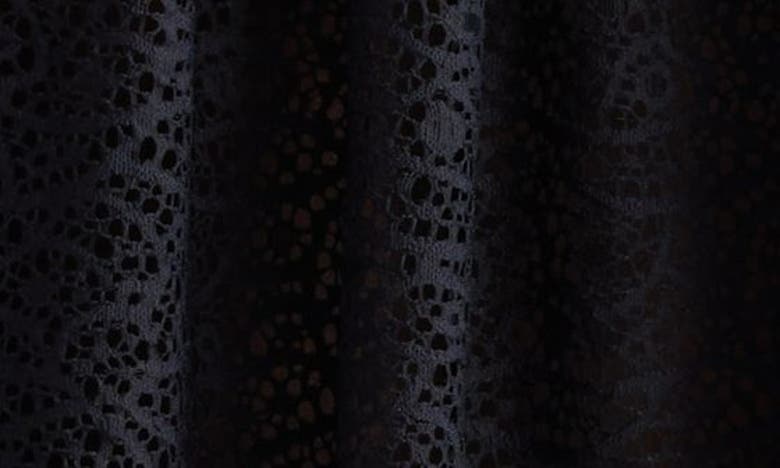 Shop Bite Studios Nuancer Oversize Lace Top In Black Lace