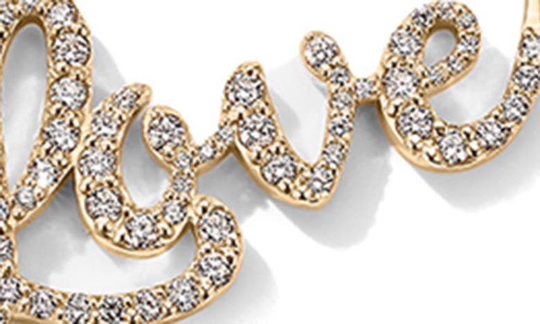 Shop Lana Diamond Love Pendant Necklace In Yellow Gold